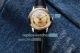 Replica Omega De Ville Watch White Dial Rose Gold Bezel Black Leather Strap (2)_th.jpg